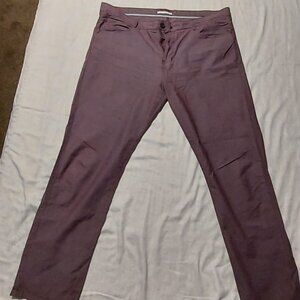 Calvin Klein slim fit 40x32 burgundy